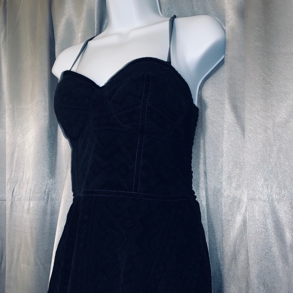 Hollister Black Mini Dress with Spaghetti Straps